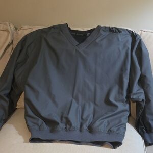 Men's Gray V-Neck Sweater